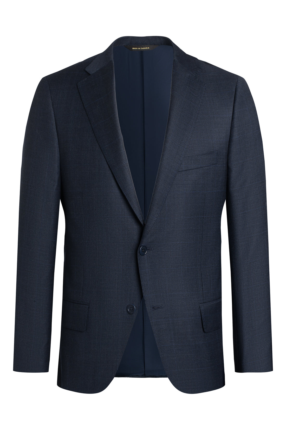 Navy Check Suit