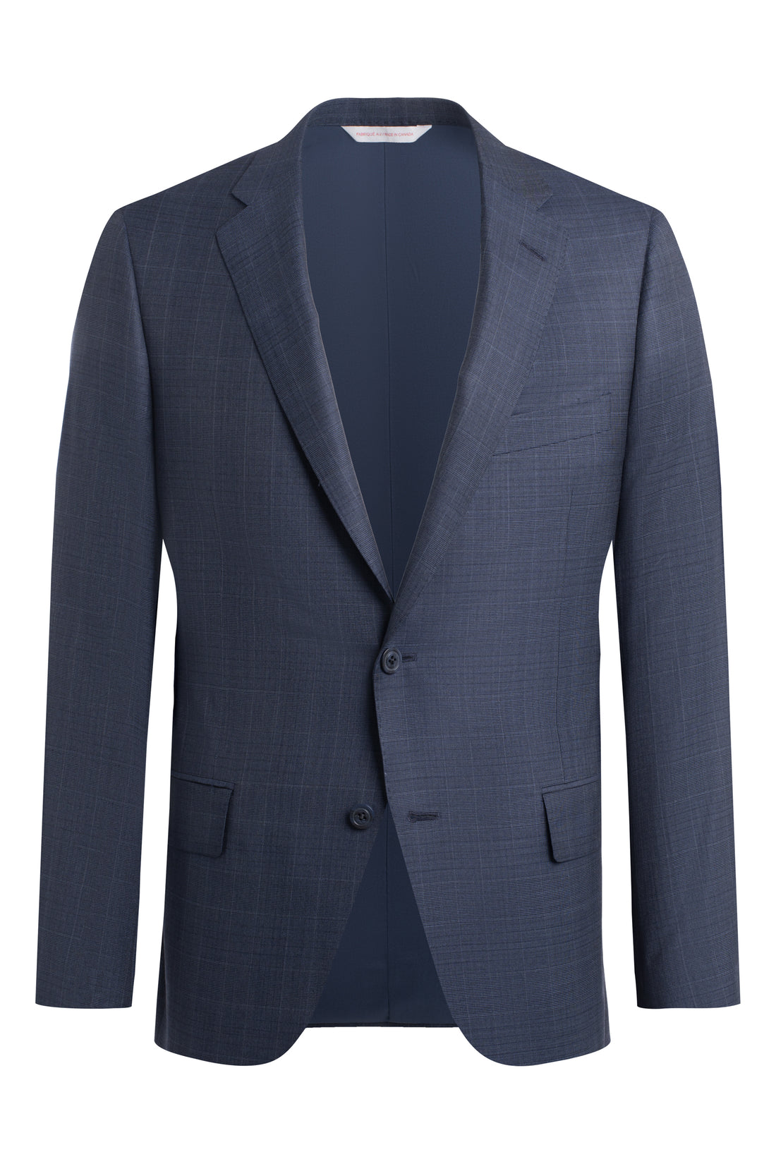 Blue Plaid Performance Suit front jacket