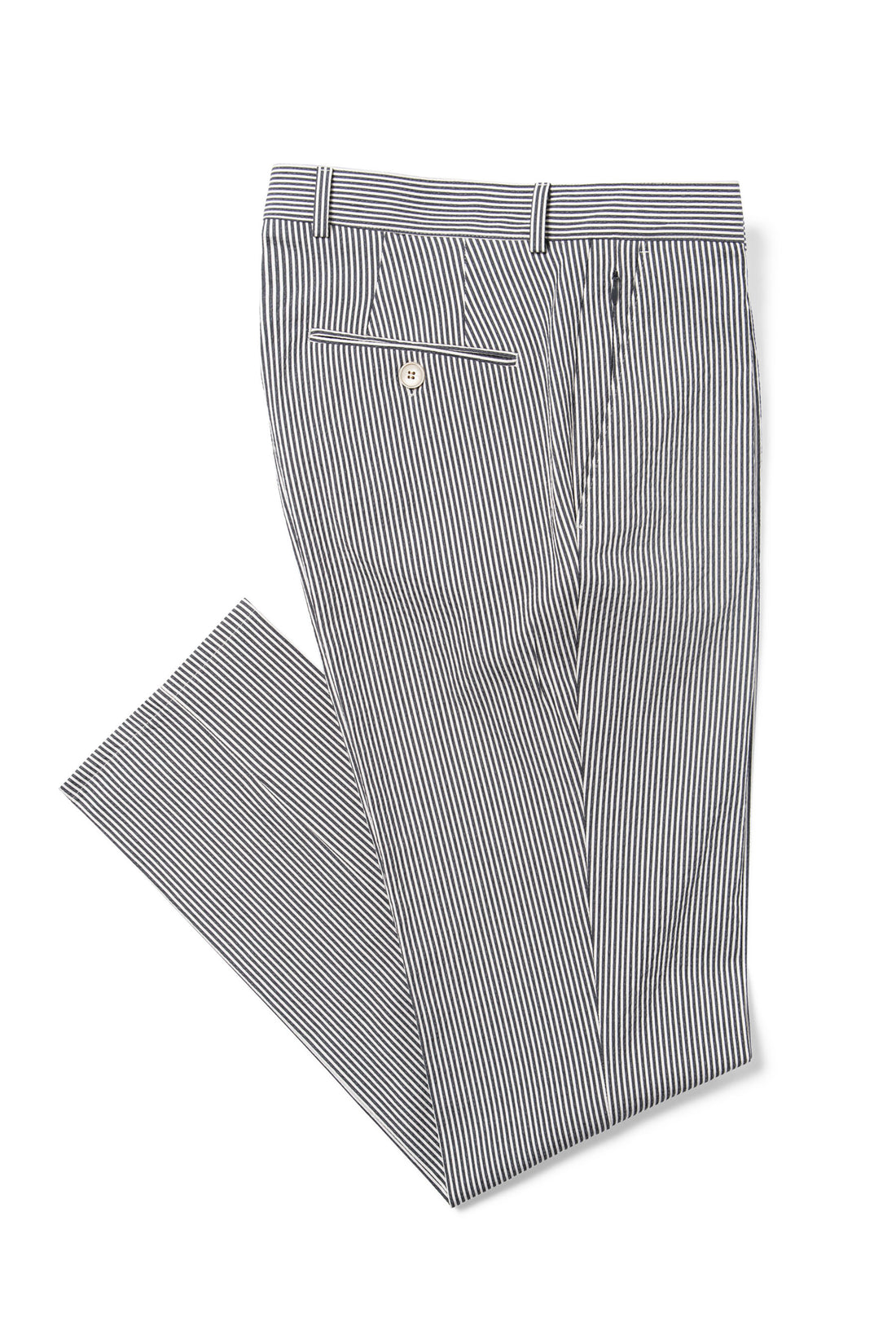 Grey Stripe Seersucker Pants – Samuelsohn