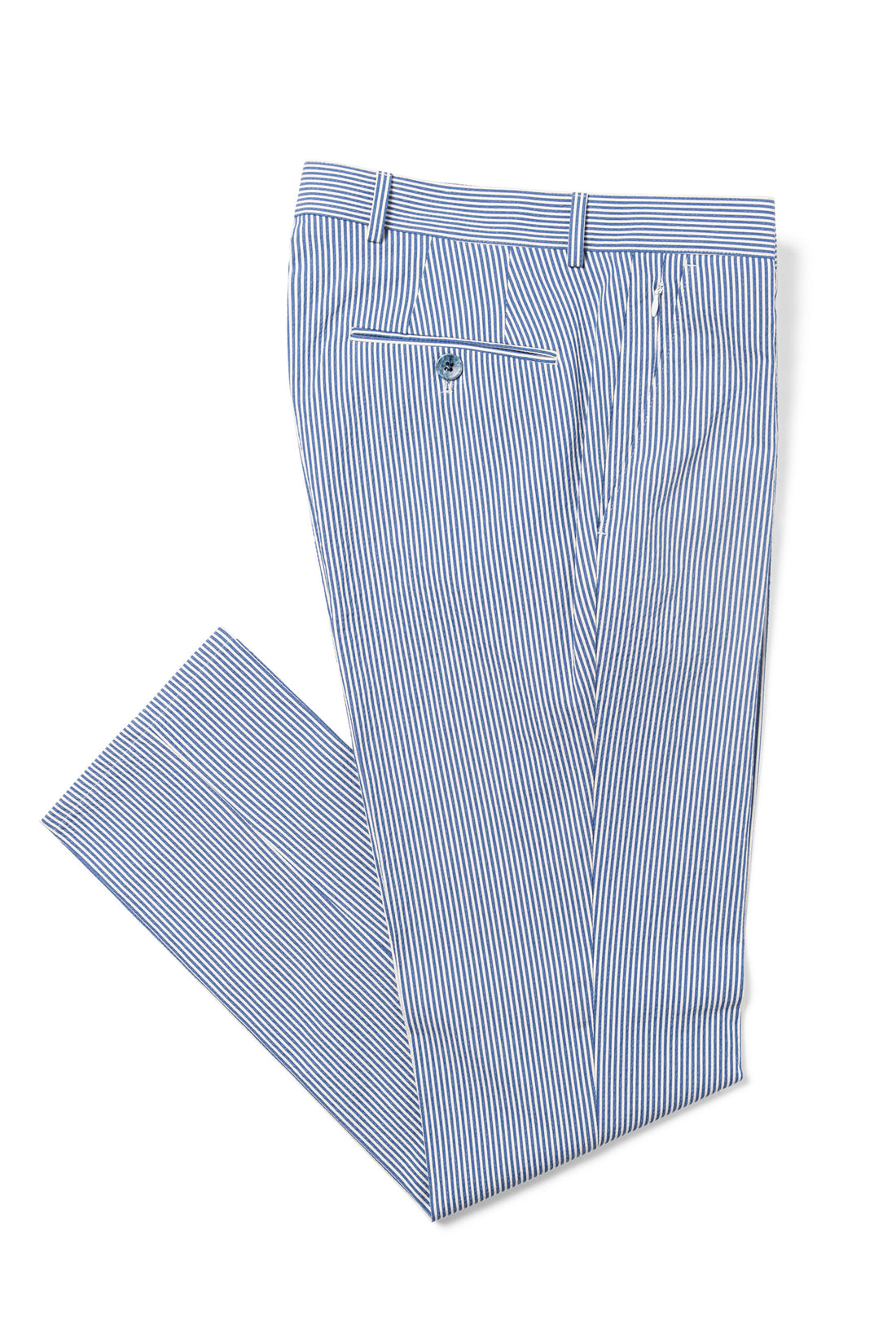 Blue Stripe Seersucker Pants