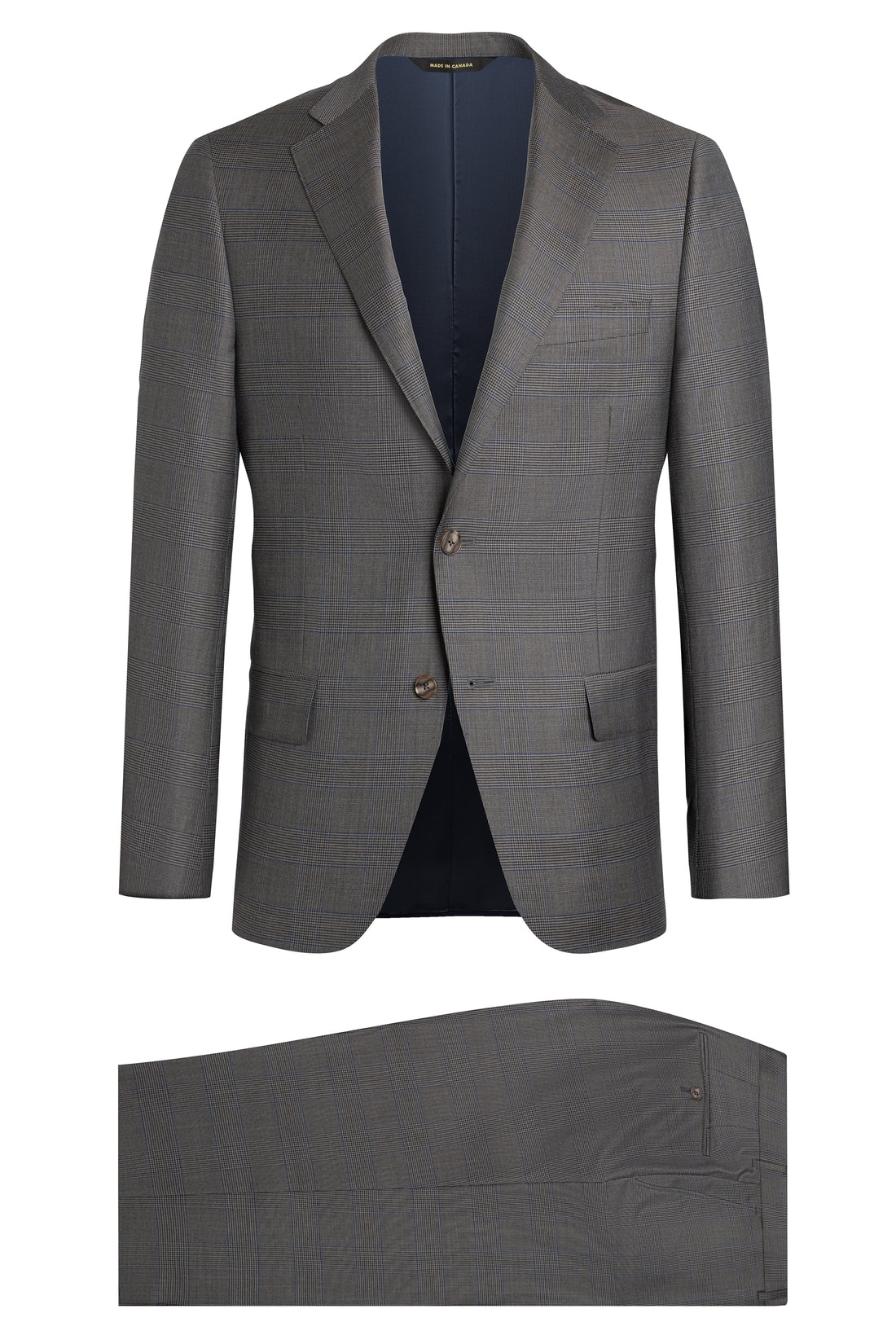 Taupe Tasmanian Plaid Suit