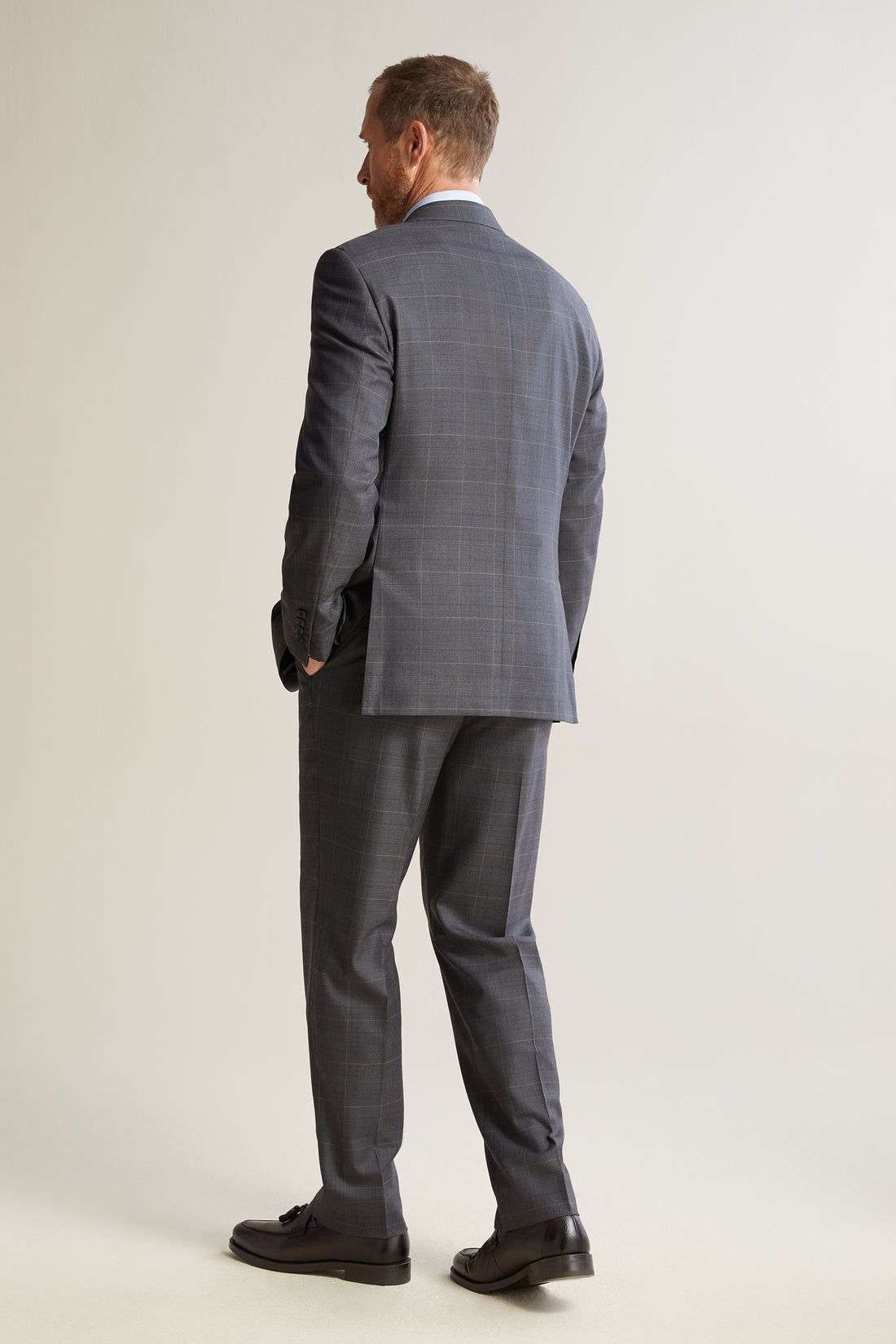 Charcoal Super 150s Plaid Suit