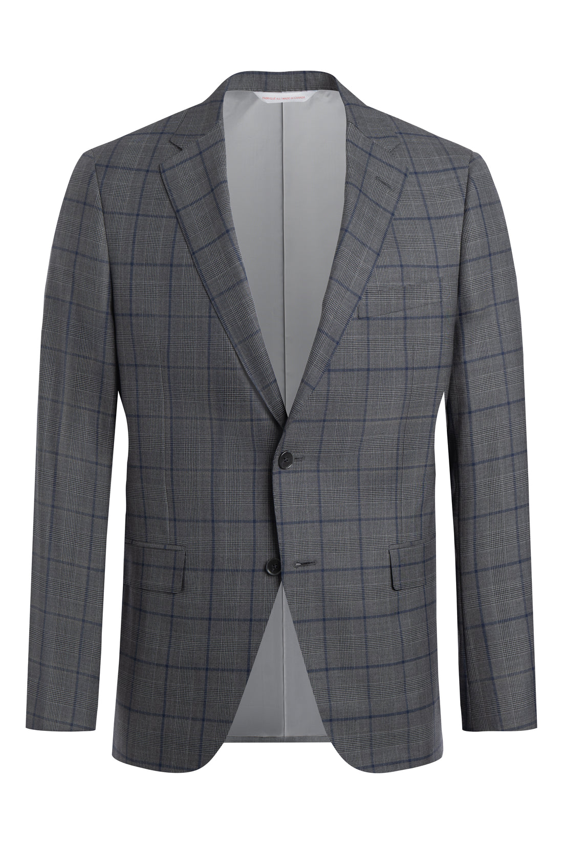 Smoke Grey 150’s Overcheck Suit