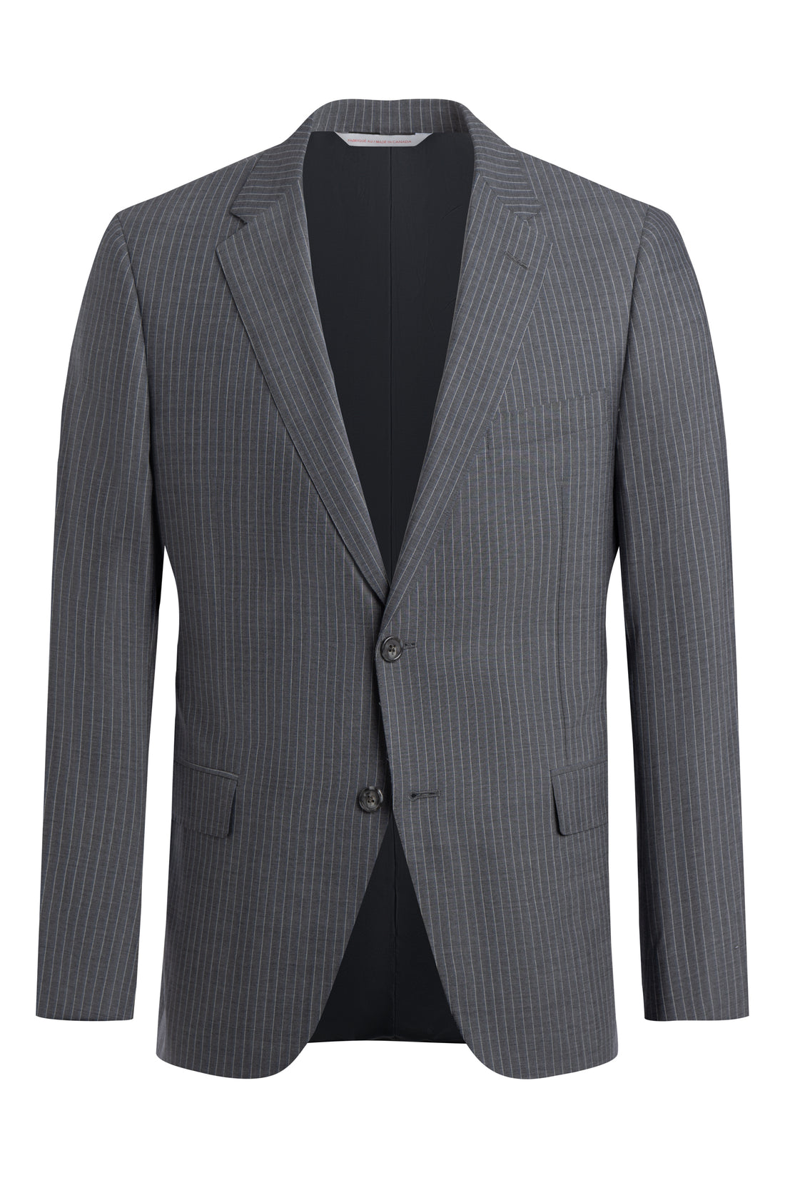 Grey Reda Tropical Pinstripe Suit