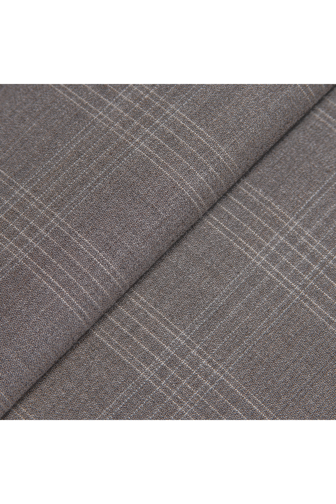 Taupe and Tan 130's Plaid Suit