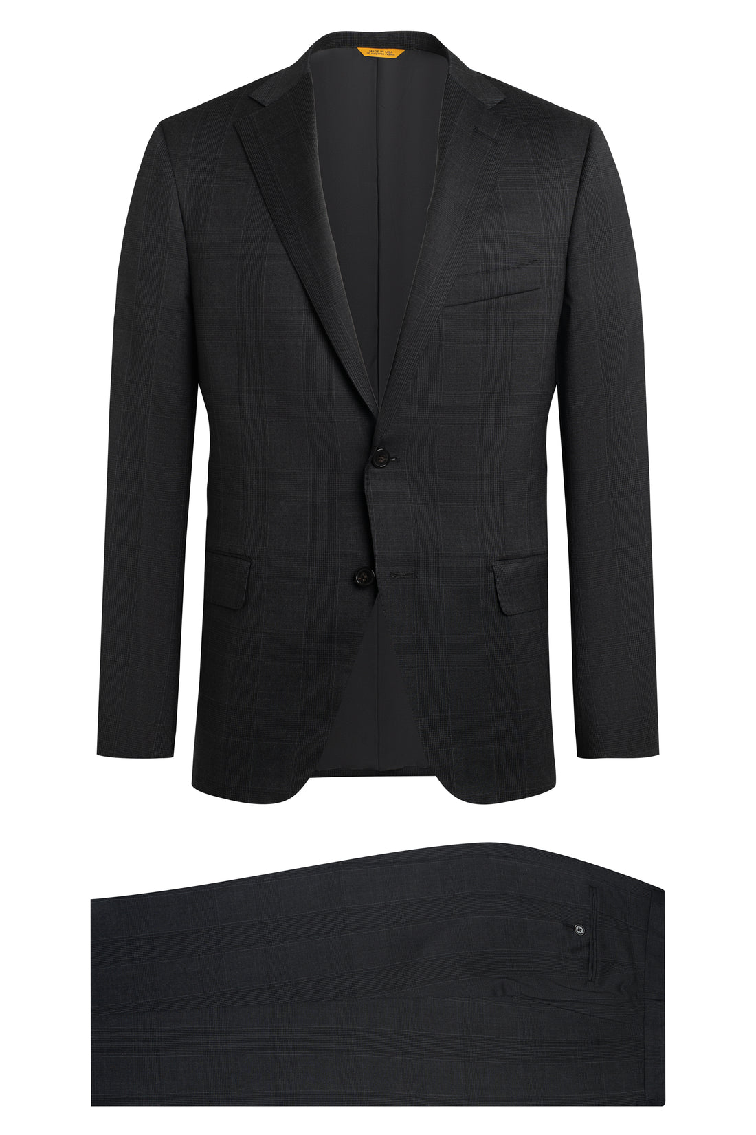 Charcoal Plaid Suit