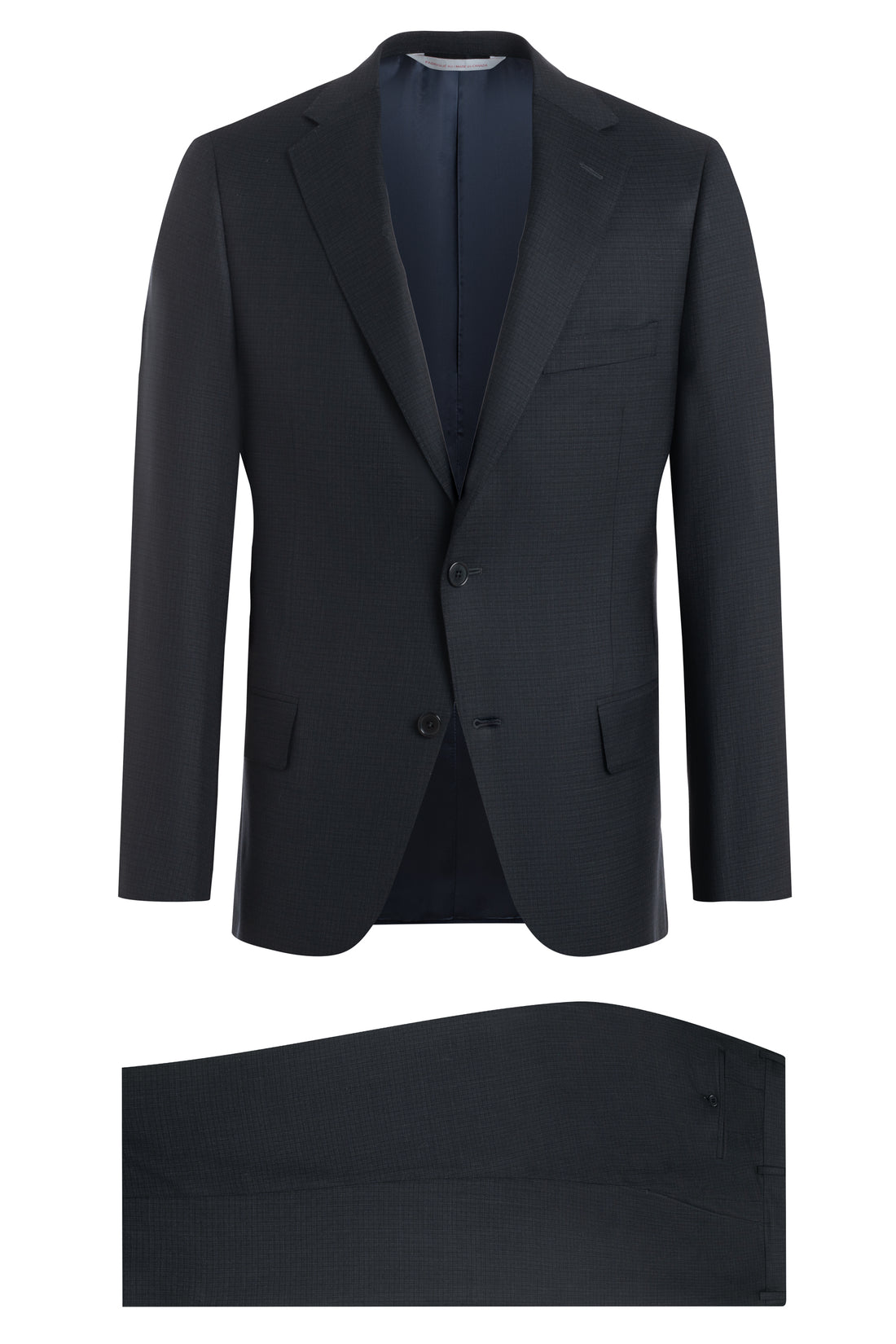 Charcoal Zegna Tonal Check Suit