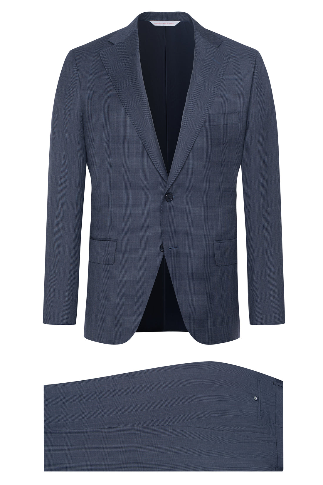 Blue Glen Plaid Suit