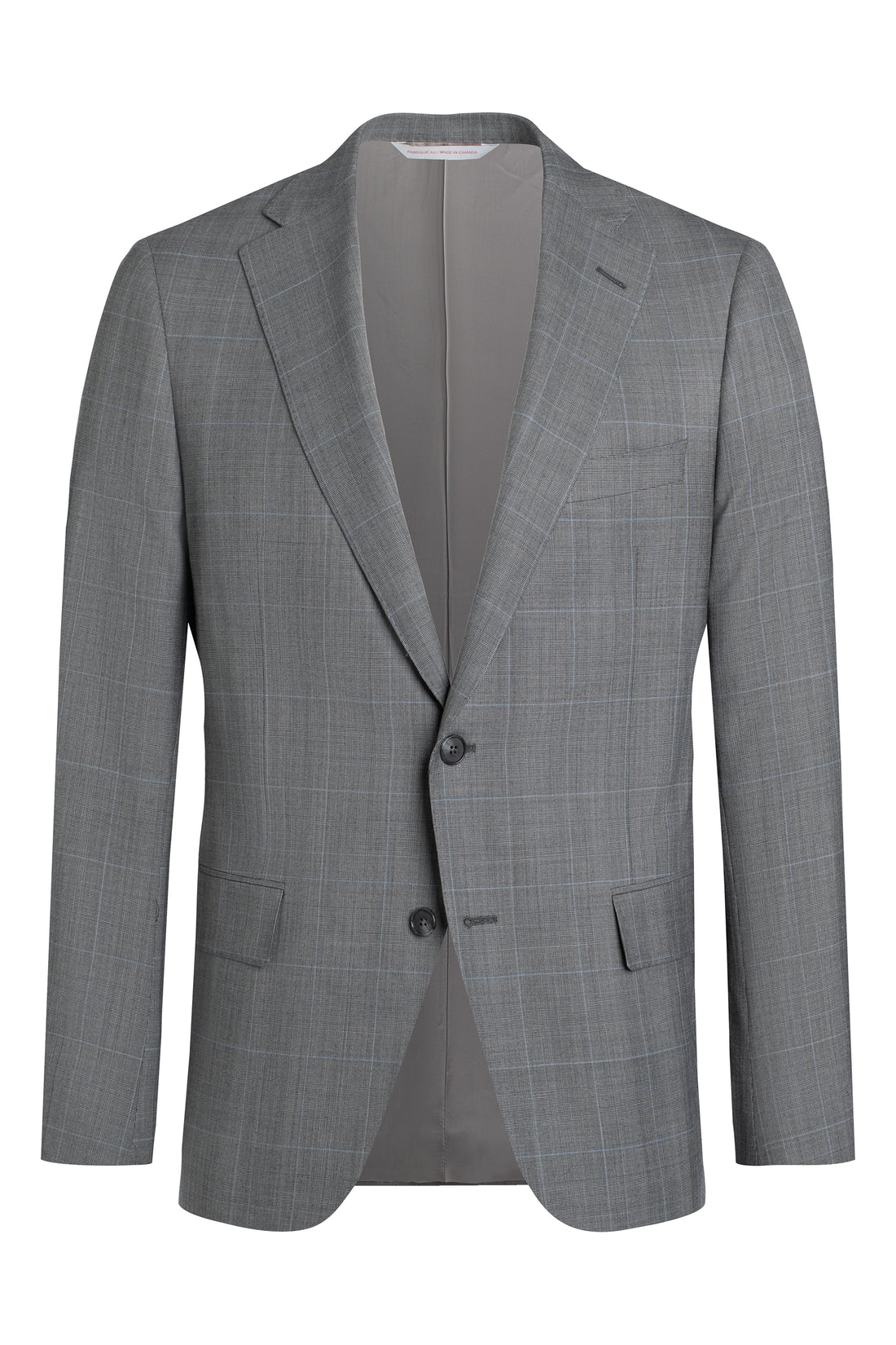 Light Grey Check Suit