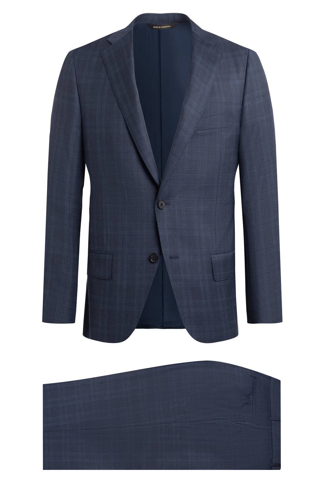Navy Glen Plaid 150s Suit