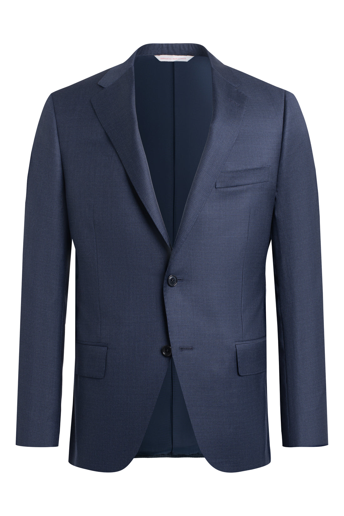 Blue Smart Wool Suit front Jacket