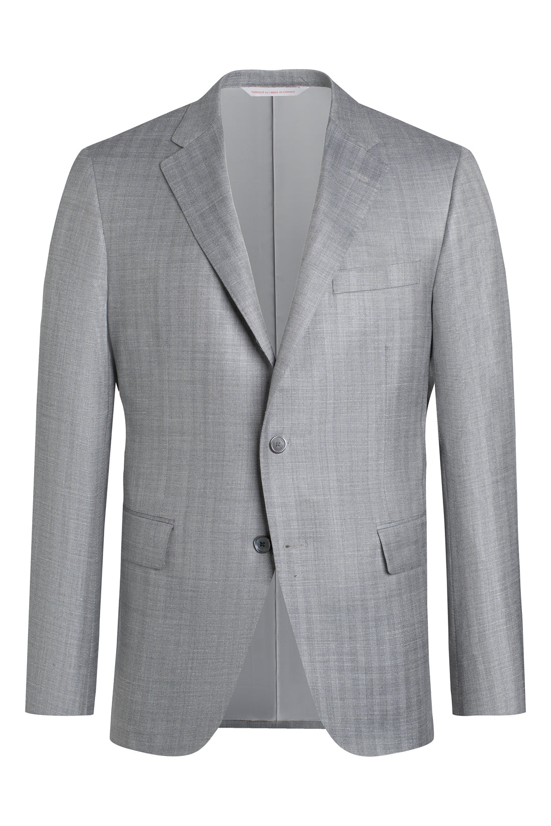 Grey Herringbone Summertime Jacket