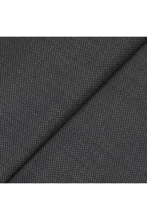 Grey Super 150s Birdseye Suit fabric swatch