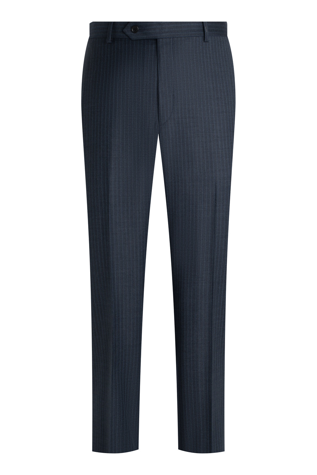 Slate Blue Zelander Stripe Suit front pant