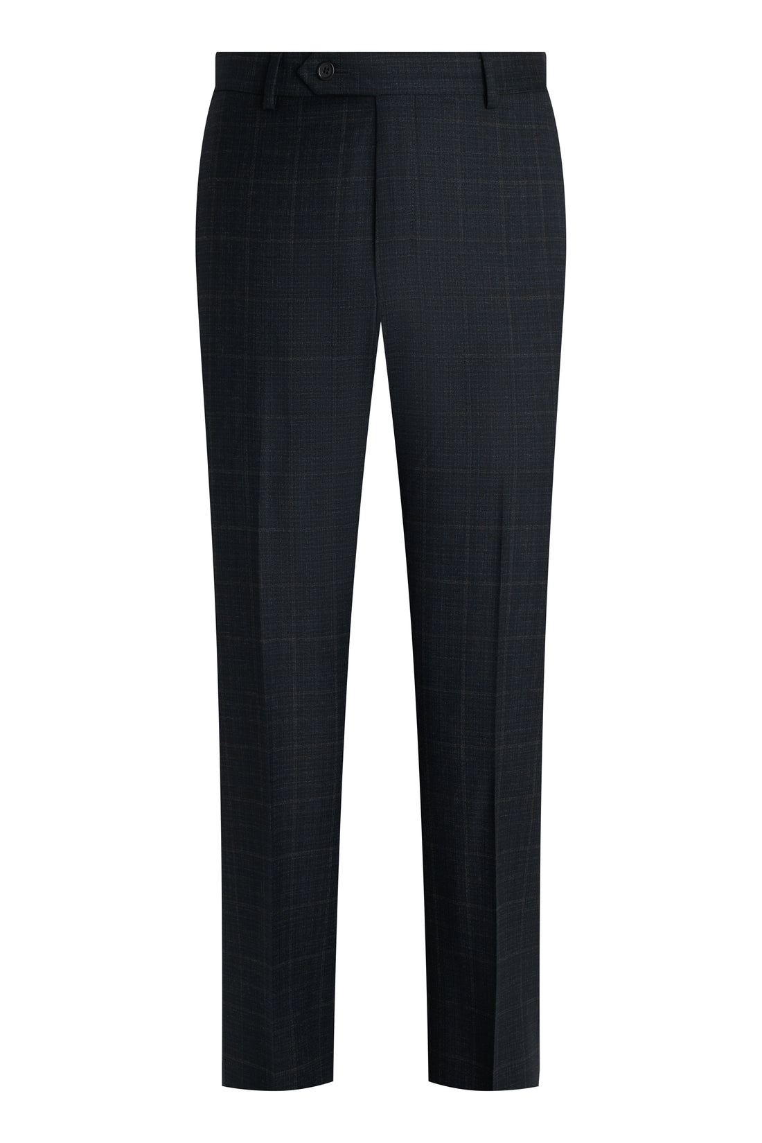 Charcoal Plaid Double Twist Suit front pant