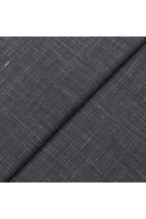 Grey Wool Linen Stretch Suit