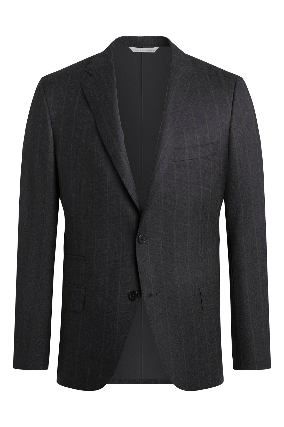 Charcoal Stripe Soft Loop Suit jacket
