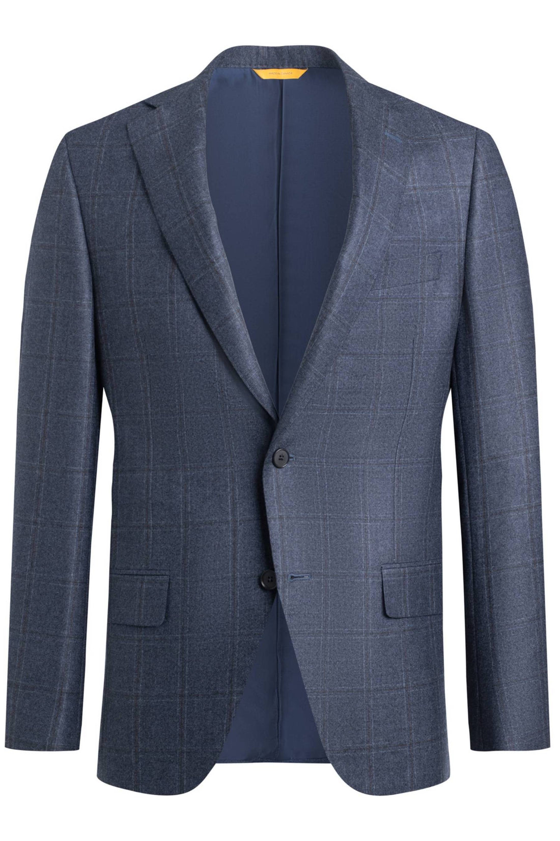 Heritage Gold Dark Blue 120'S WP Neat Suit Front Jacket