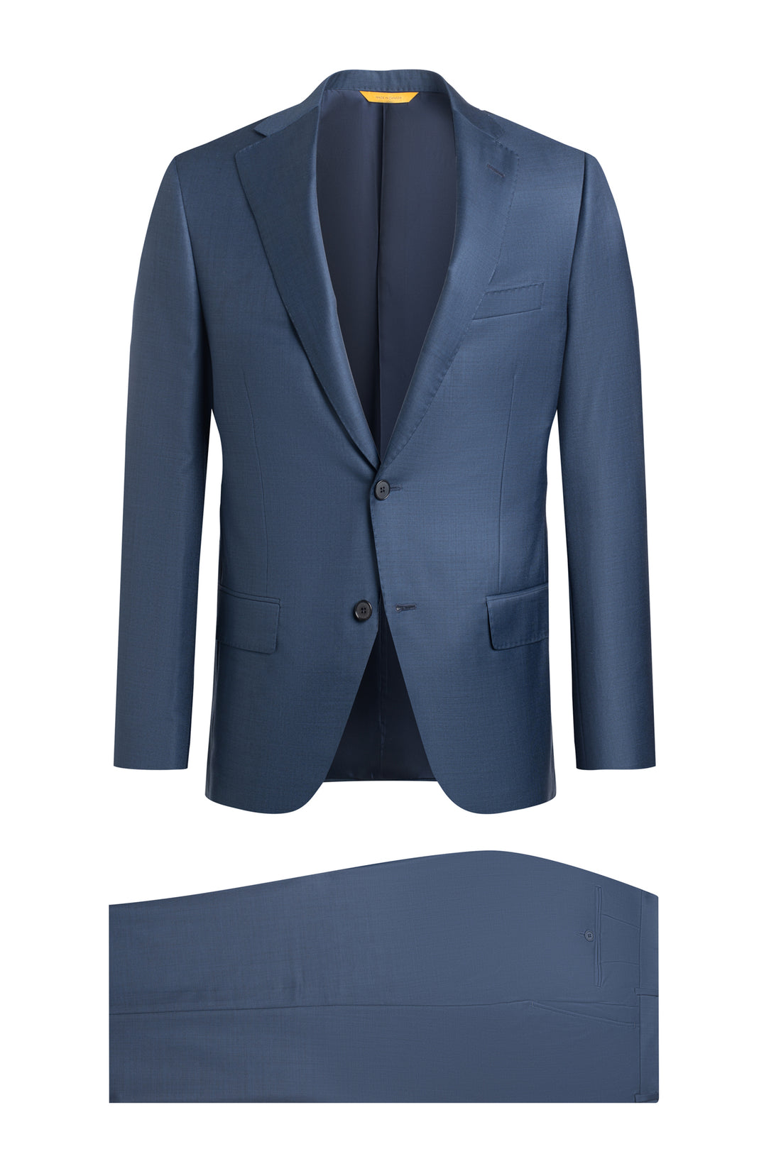 Blue Sharkskin Classic Suit