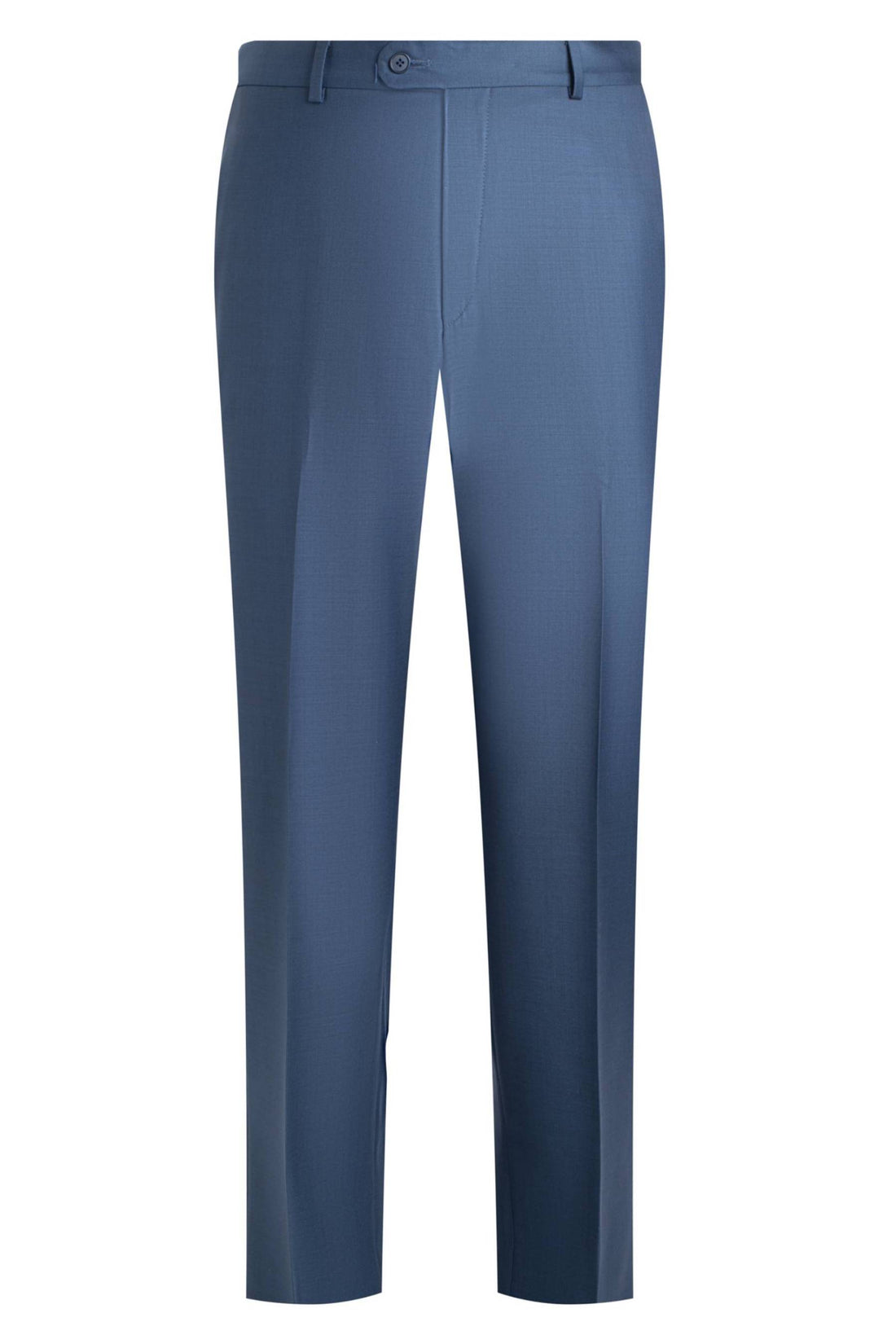 Heritage Gold Blue 110's Sharkskin Suit Front Pant