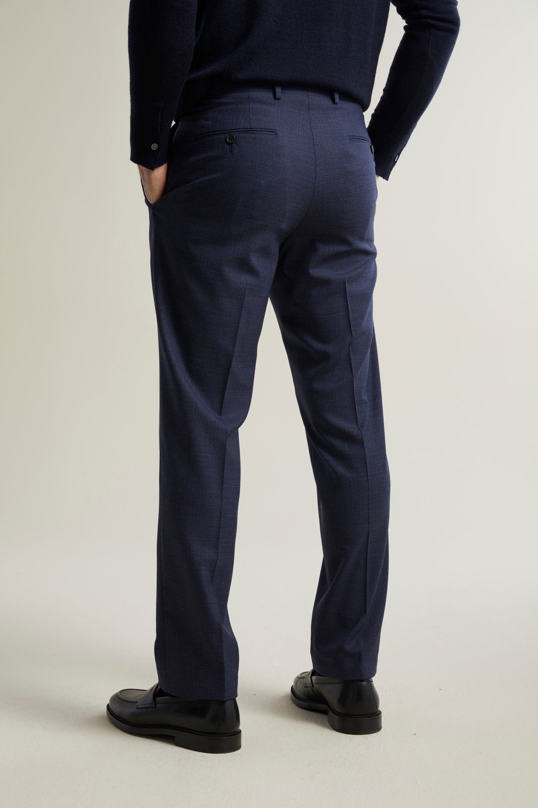 Buy Louis Philippe Navy Trousers Online - 657899 | Louis Philippe