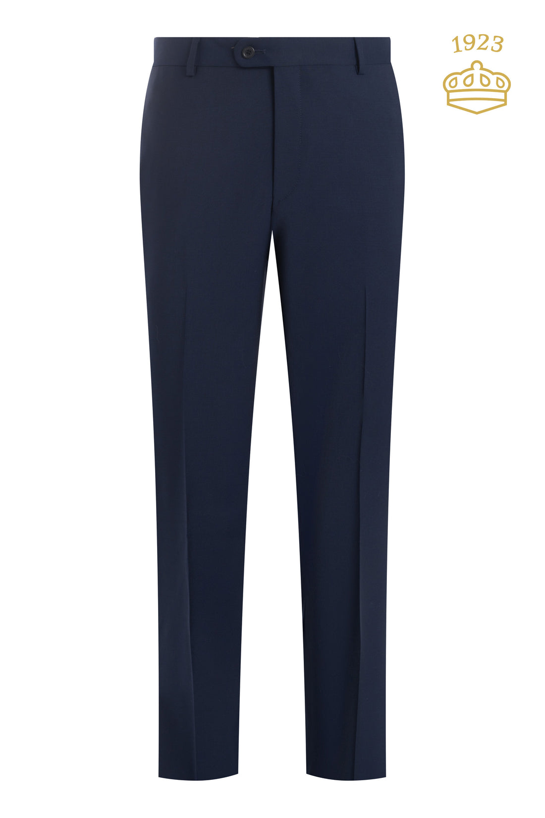 Navy Pure Tropical Wool Trousers
