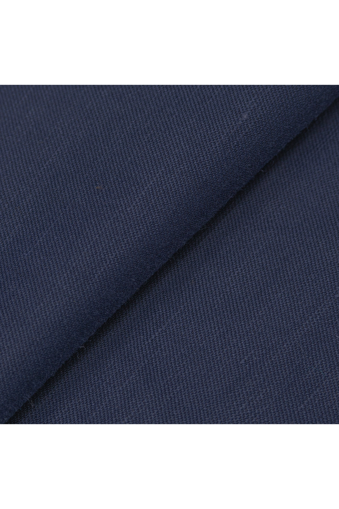 Navy Cotton and Linen Trousers