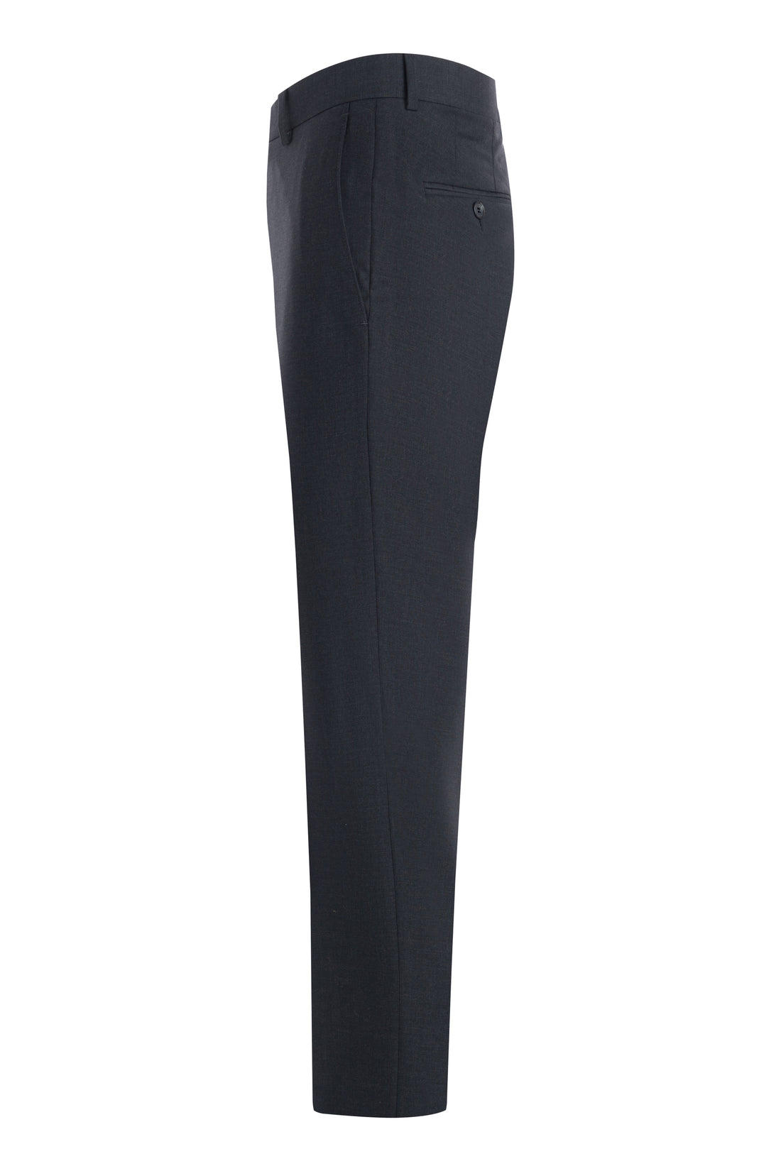 Charcoal Pure 120's Cotton Faille Trousers