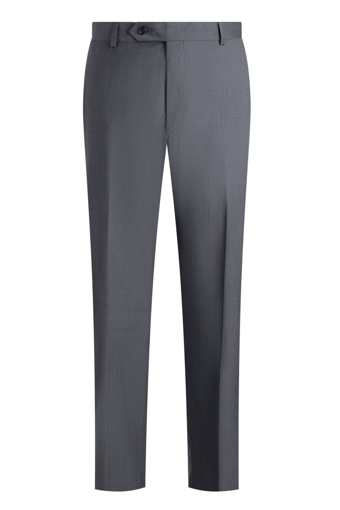 Samuelsohn Grey 130s Flat Front Trousers front