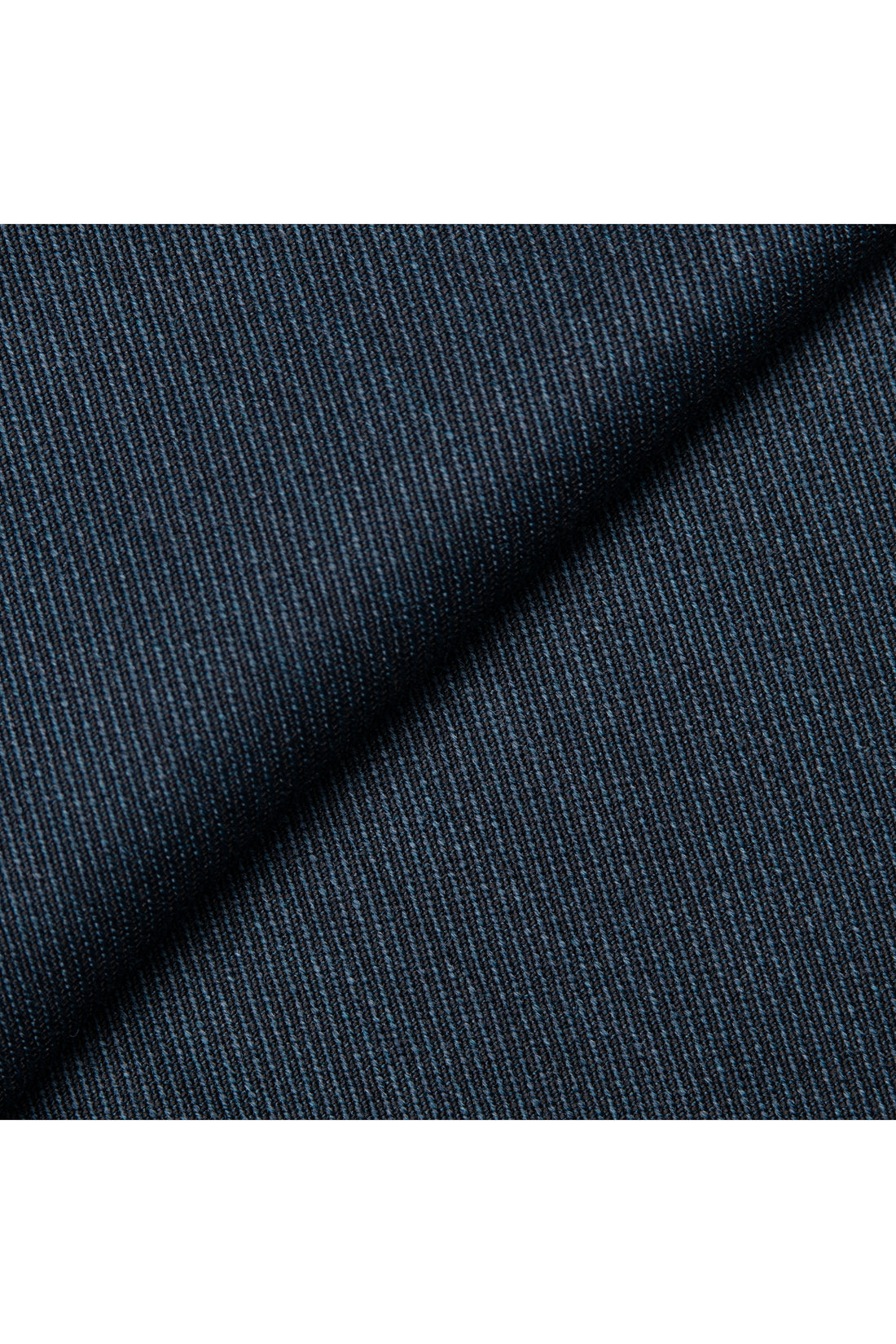 Blue Wool Stretch Whipcord Trousers fabric swatch