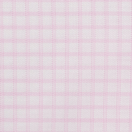 Samuelsohn Pink Twill Check Contemporary Fit Easy Care Shirt close up fabric swatch