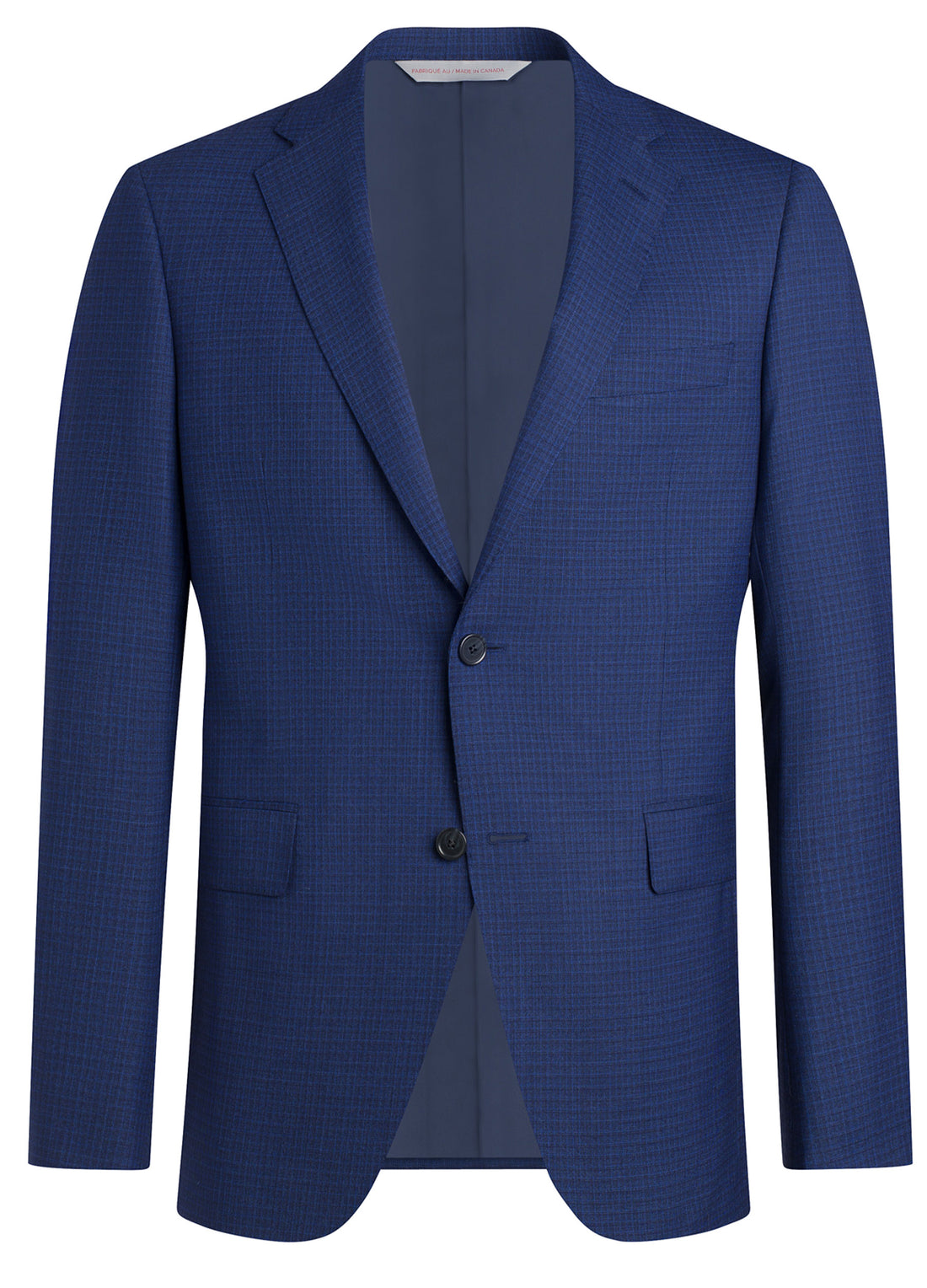 Blue Minicheck Suit