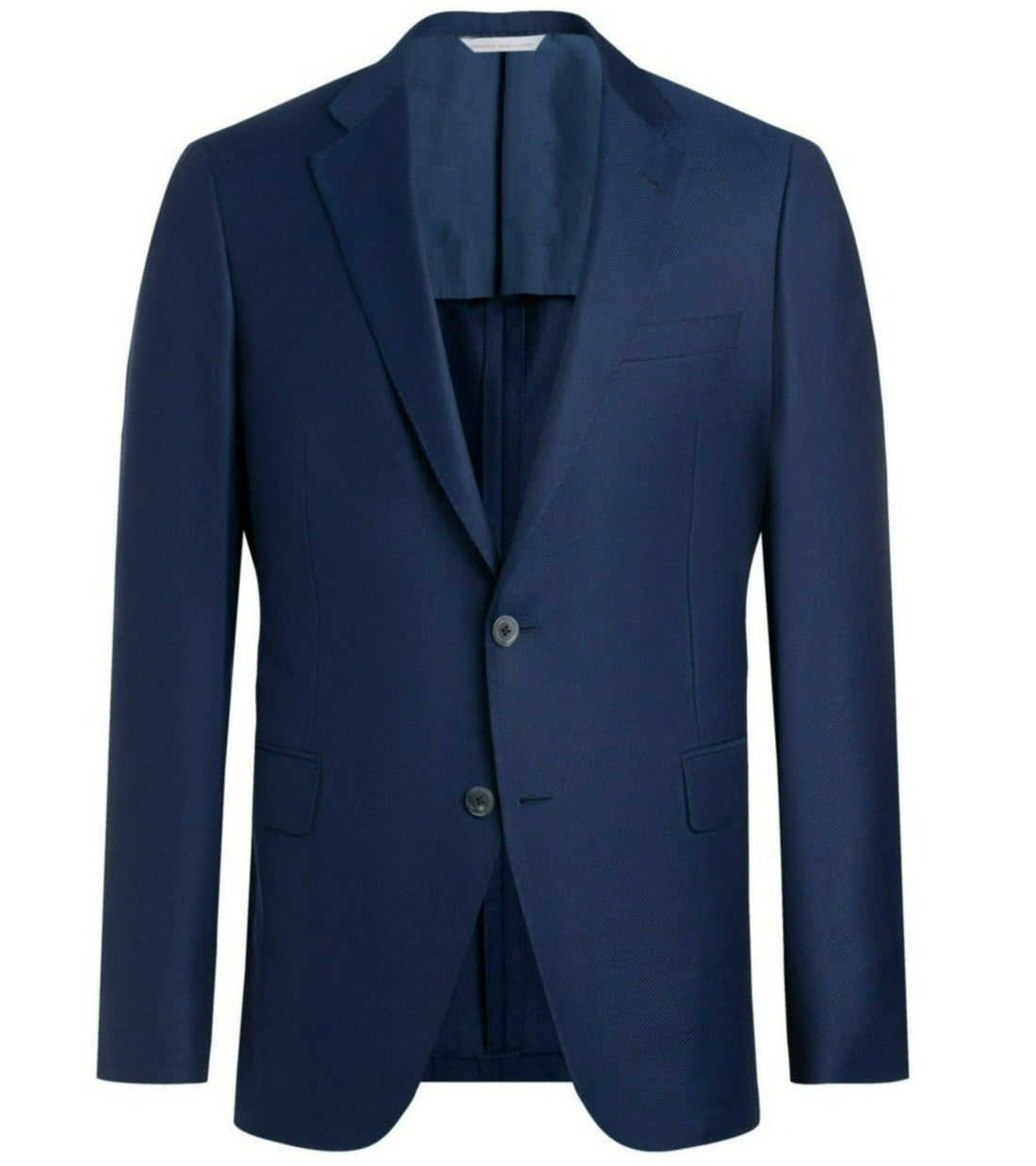 Blue Zegna Wool Silk Travel Jacket