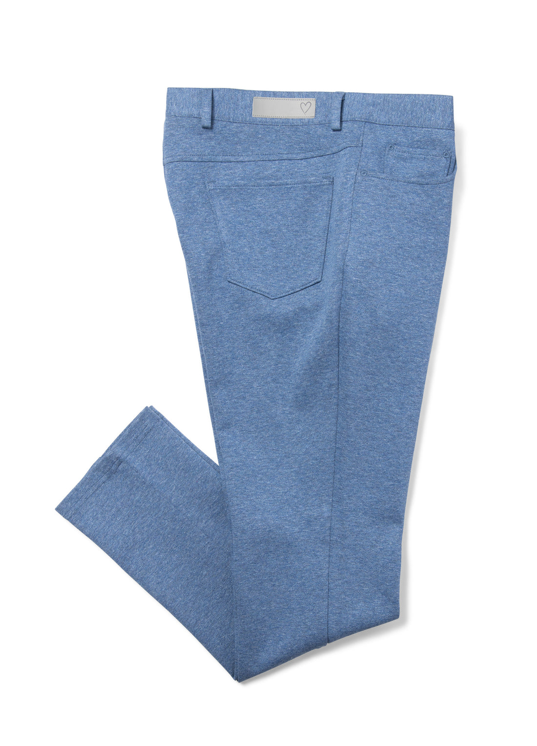 Light Blue Jersey Knit 5 Pocket Pants