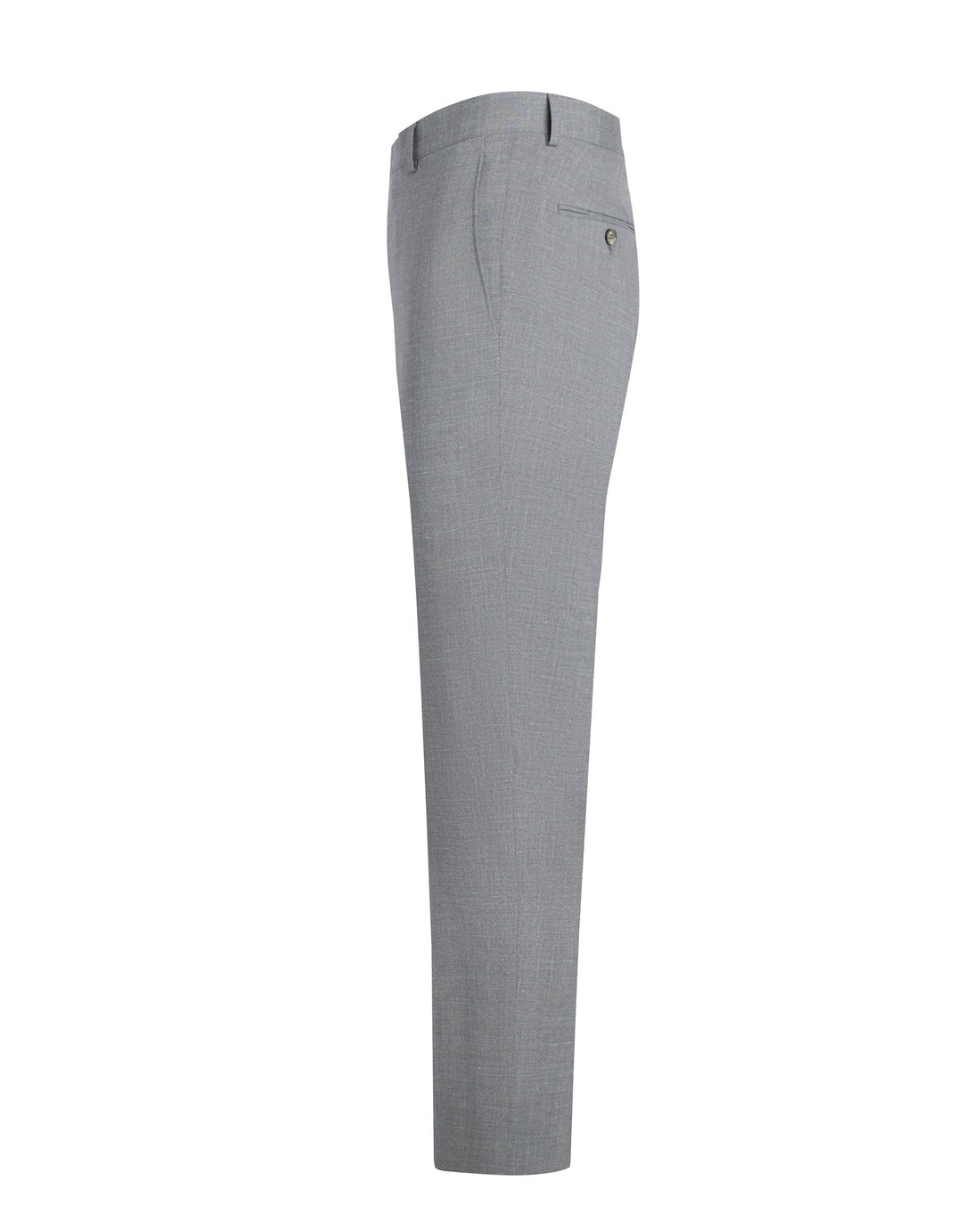 Grey Summertime Flat Front Trousers