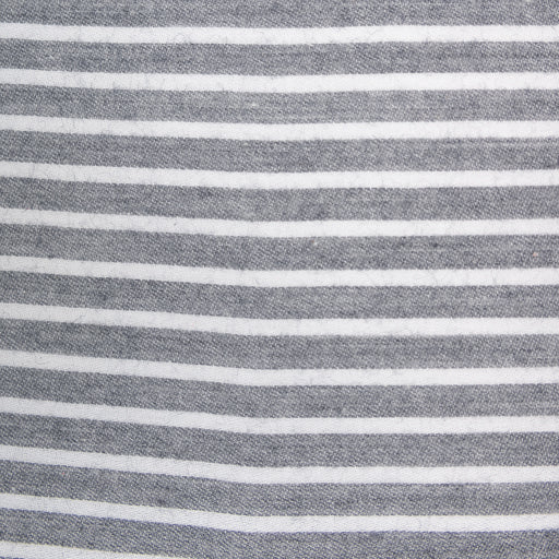 Grey Stripe Hidden Buttondown Cotton Shirt